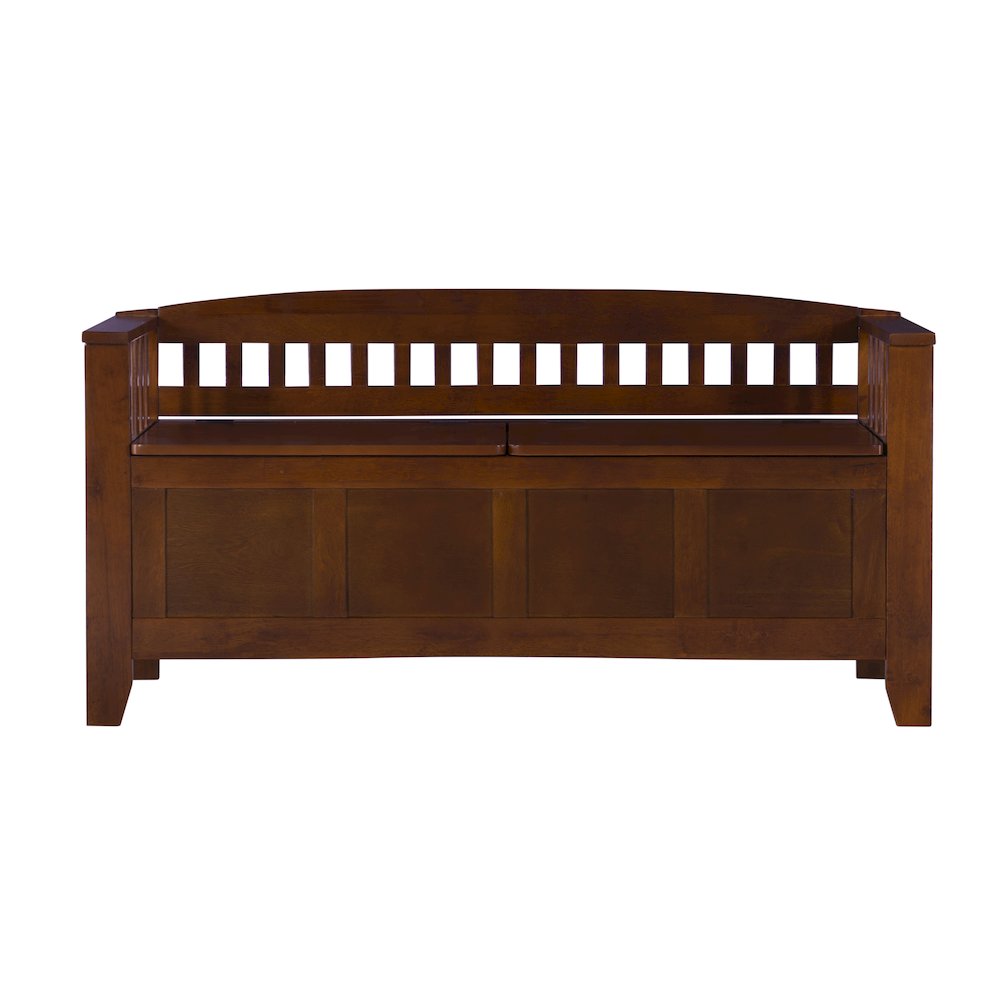 Split Seat Storage Bench