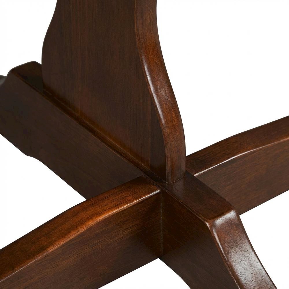 Walnut Dining Table with Solid Pine Top and Rustic Finish