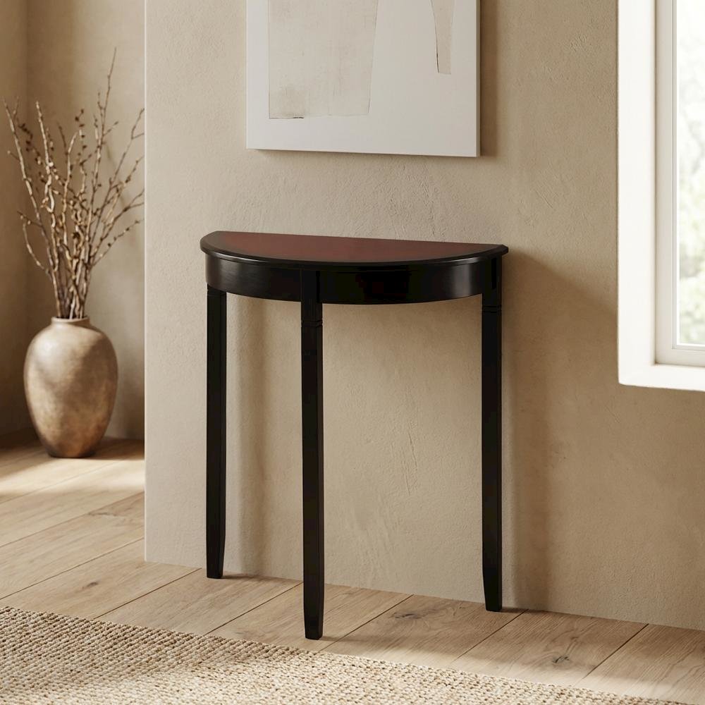Demi Lune Console Table in Elegant Finish with Stylish Design