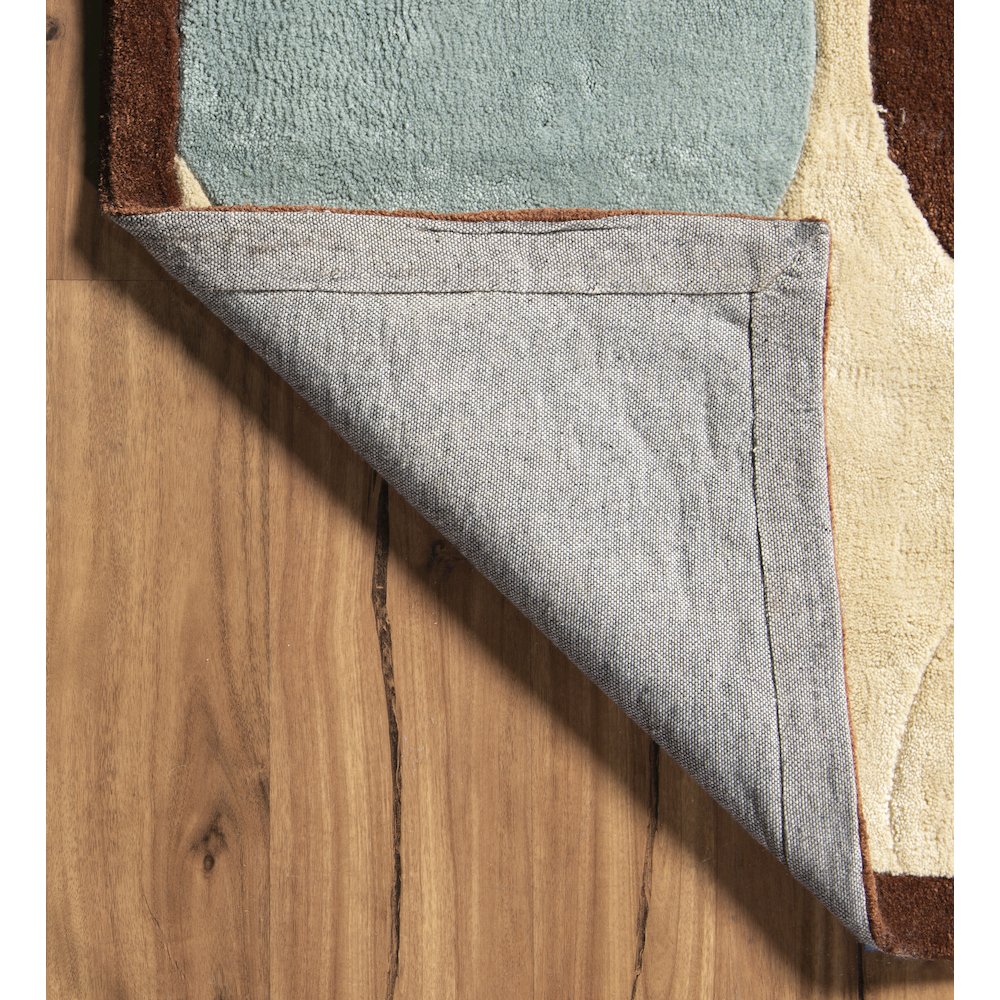 Trio Devi Tan & IceBlue 8x10, Rug