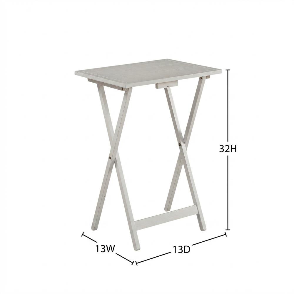 Modern Tray Tables with Wooden Finish for Versatile Throw Surface