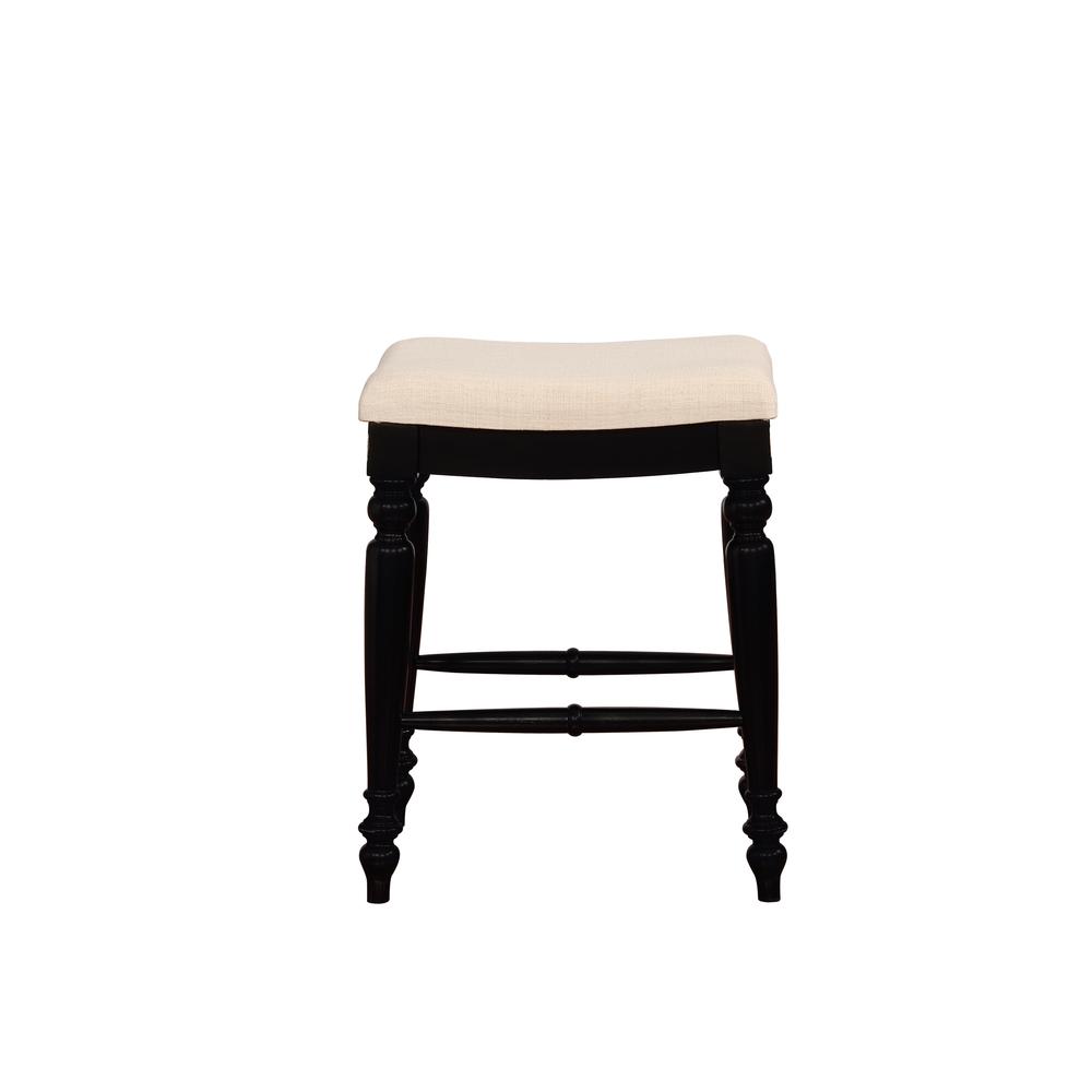 Marino Black Backless Counter Stool