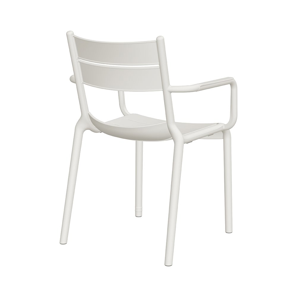 Naples A Stackable Armchair White, 2 Pcs