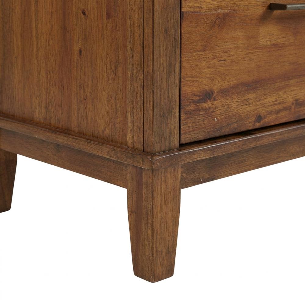 Solid Wood Bedroom Furniture Set with 6-Drawer Dresser and Nightstands