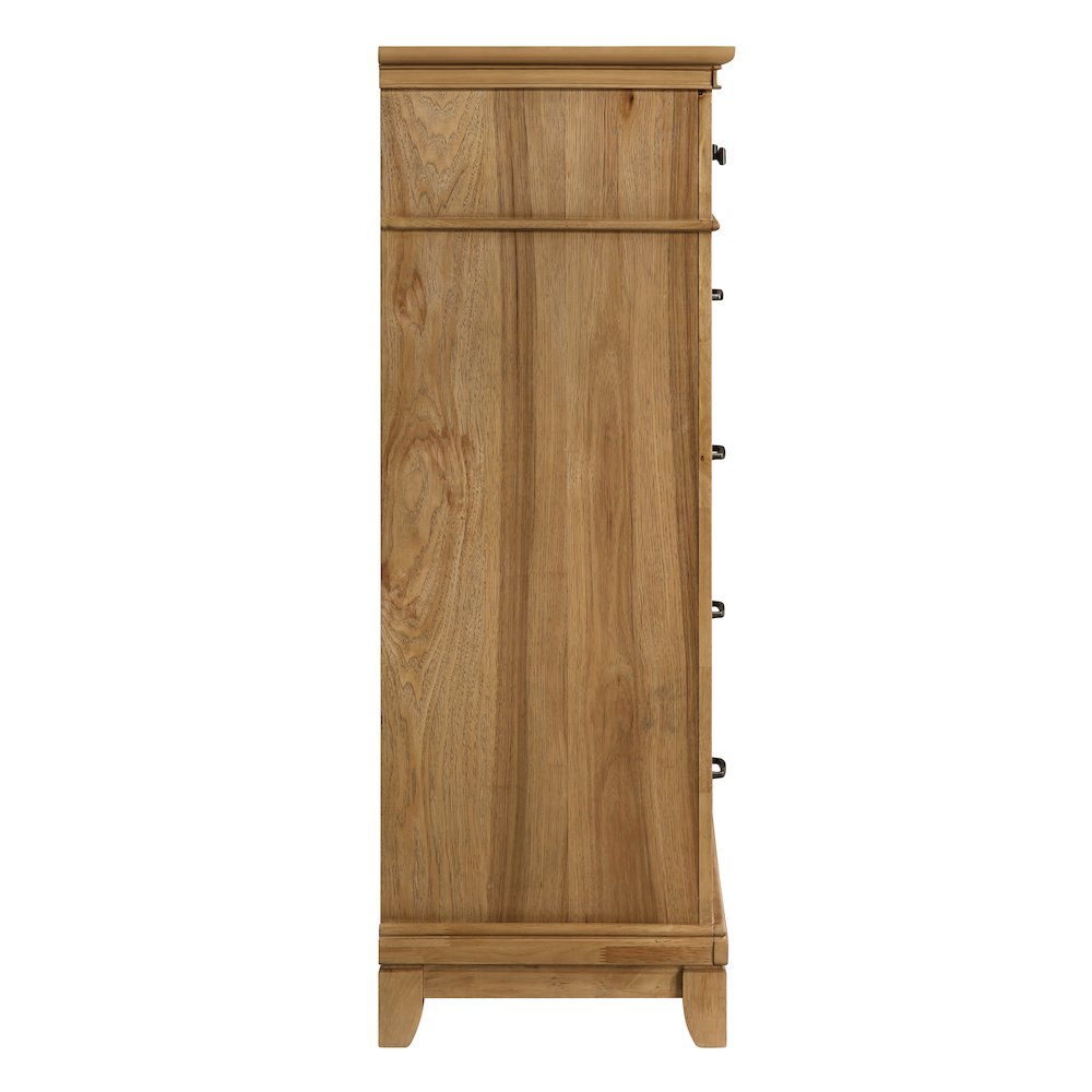 Sunstone 4-Pc Wood Queen Bedroom Set with Chest in Honey