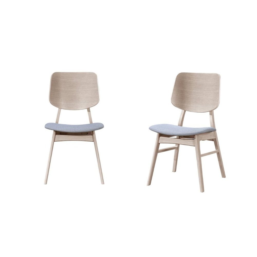 White Solid Wood Small Dining Table with 2 Chairs, Compact Corner Set