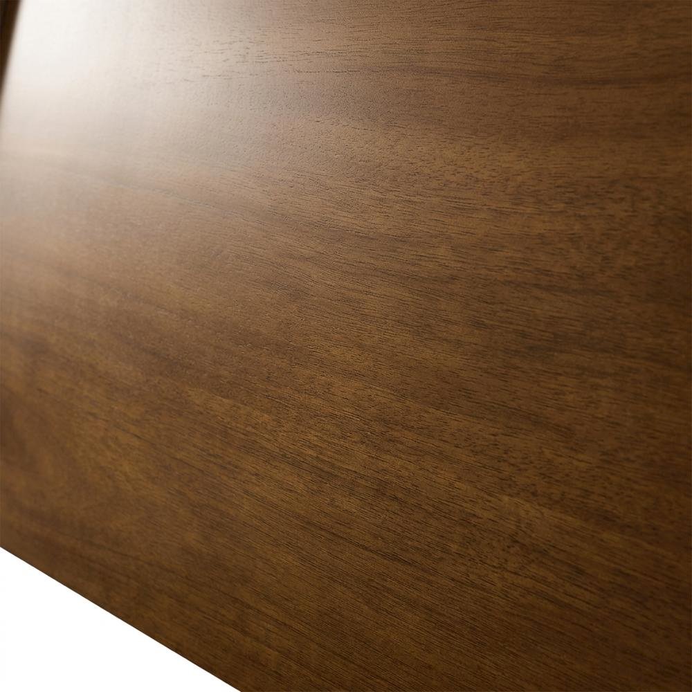 Solid Wood King Bedroom Set 5-Piece with Dresser and Nightstand, Walnut