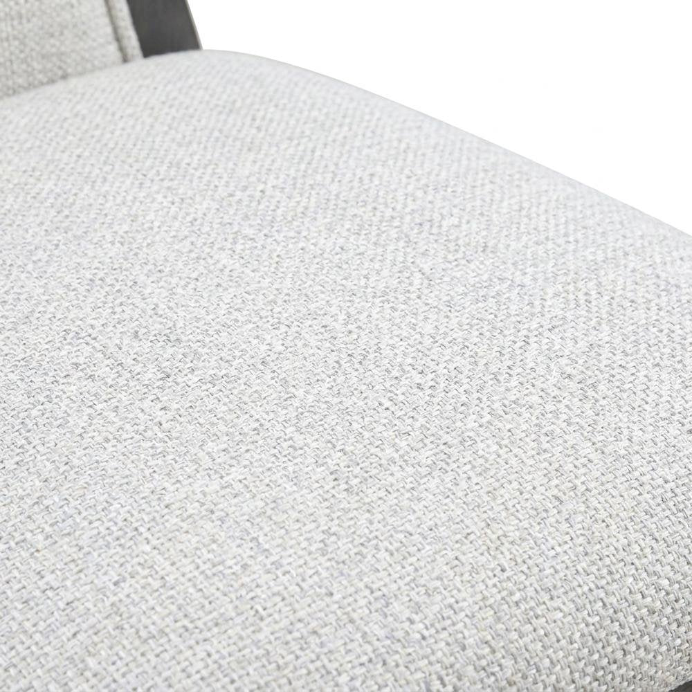 Rubberwood Upholstered Dining Chair with Solid Wood Legs, Transitional