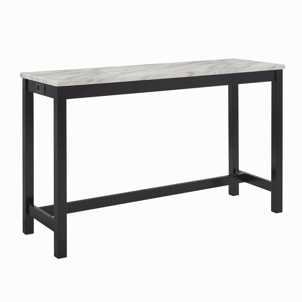 Blue Bar Table Set – Console Table with Stools for Kitchen or Lounge