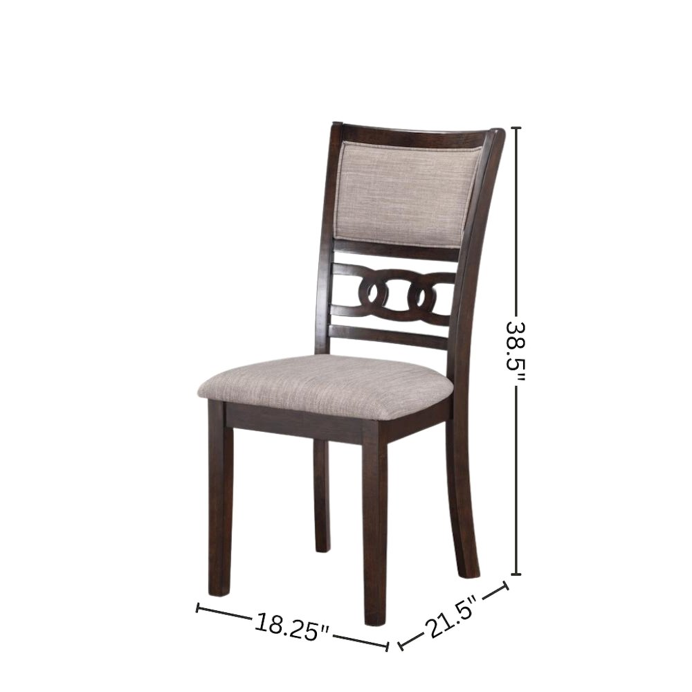 Dining Chairs Set of 6, Upholstered Dining Chairs for Dining Room in Grey