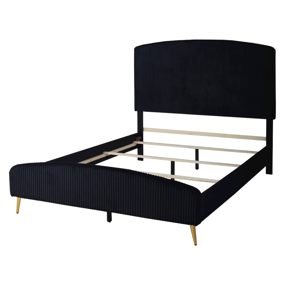 Kailani Wood Queen Bed, Black
