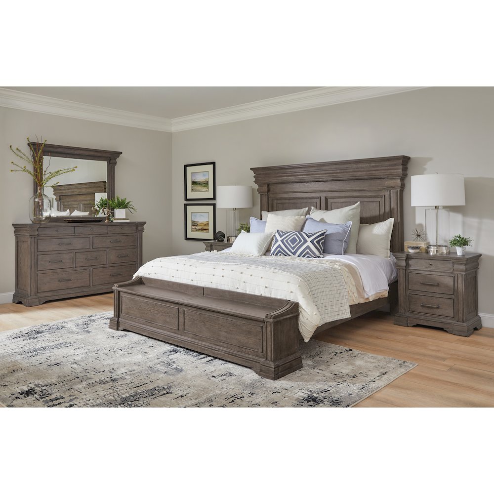 Madison Ridge Brown Dresser Mirror