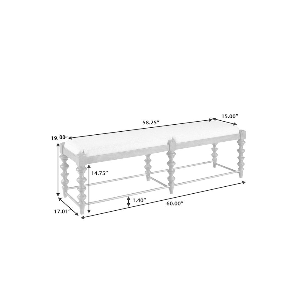 Revival Row Bed Bench