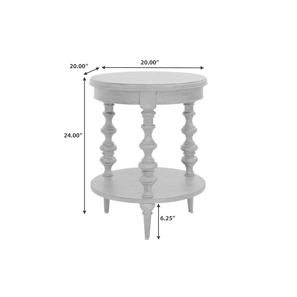 Revival Row Round End Table