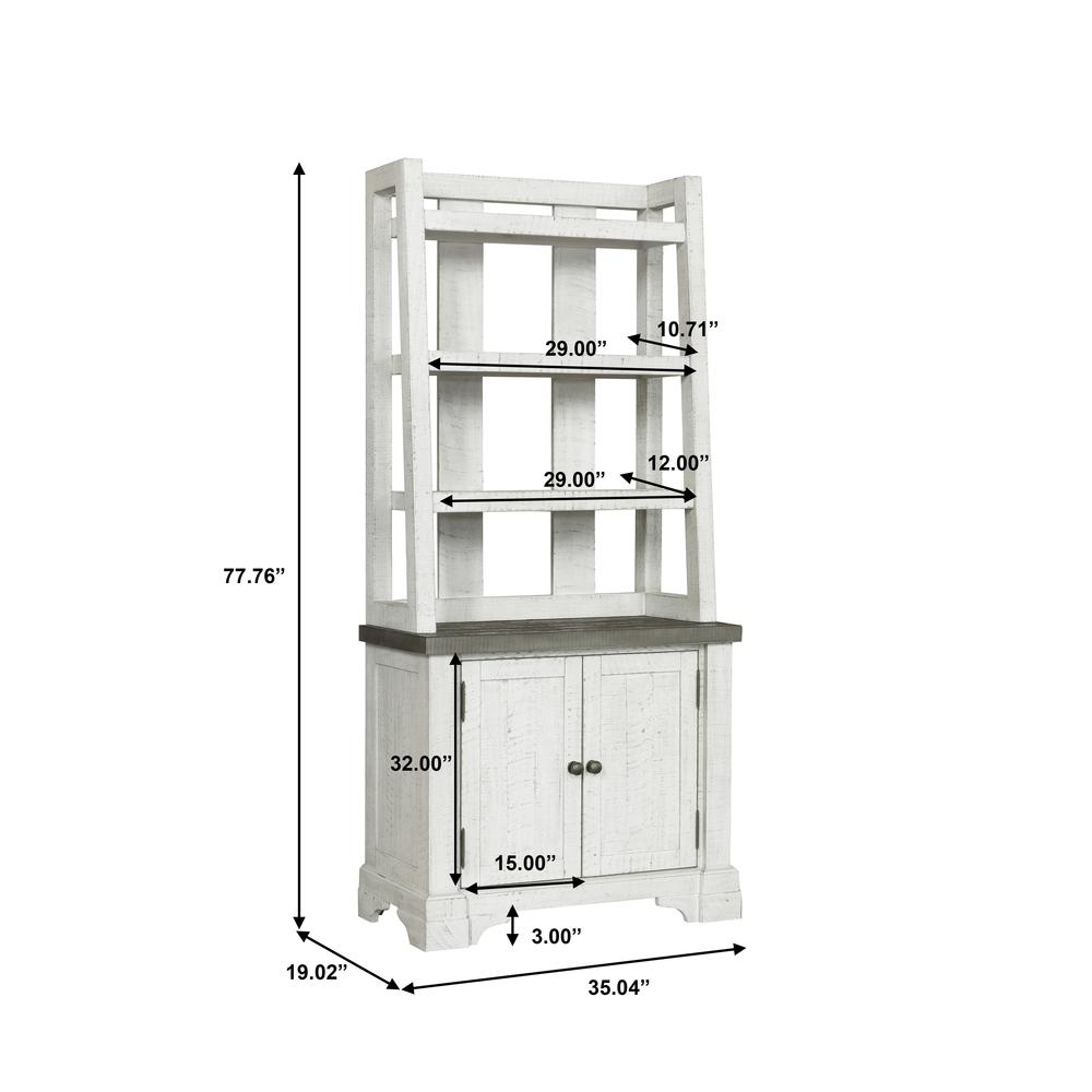 Valley Ridge Bookcase with Hutch