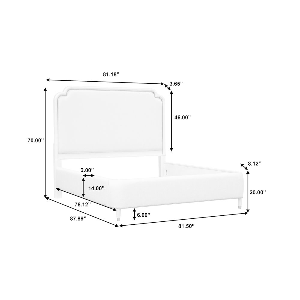 Grace Upholstered King Bed