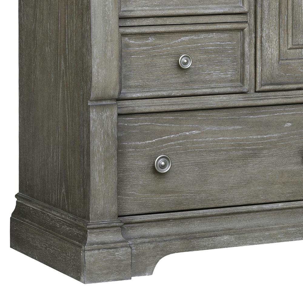 Lawson's Creek 11-Drawer Gentleman's Chest with Storage Cabinet