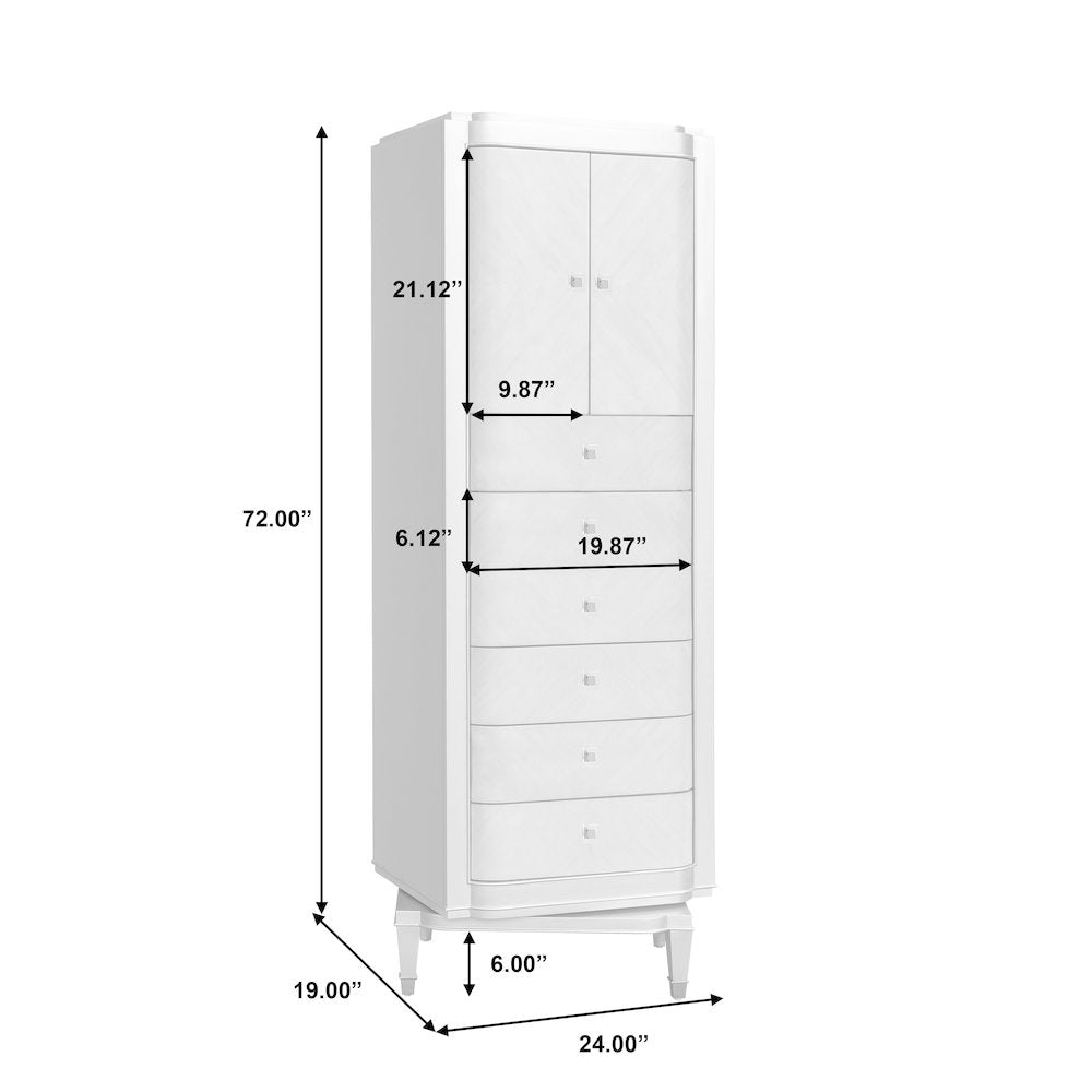 Zoey Swivel Lingerie Chest