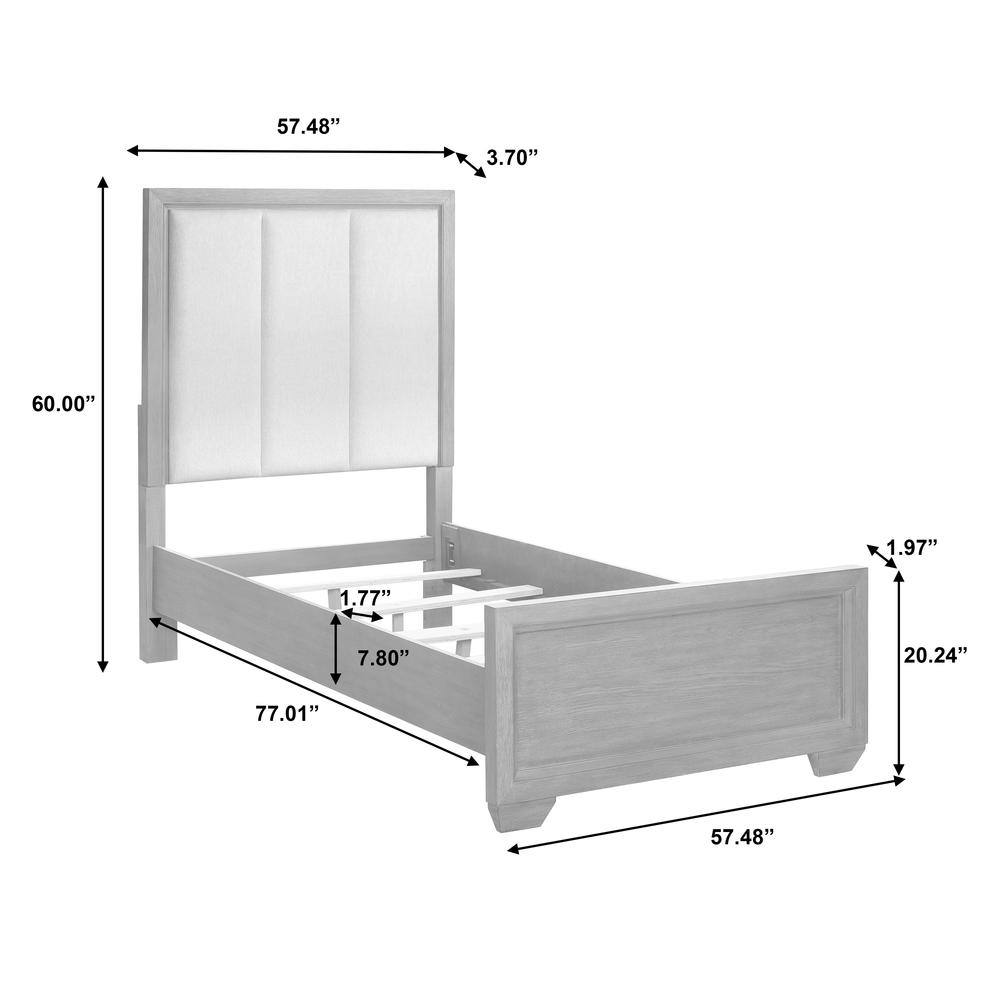 Andover Full Upholstered Panel Bed