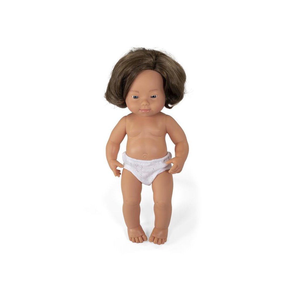 Anatomically Correct 15" Baby Doll, Down Syndrome Caucasian Girl