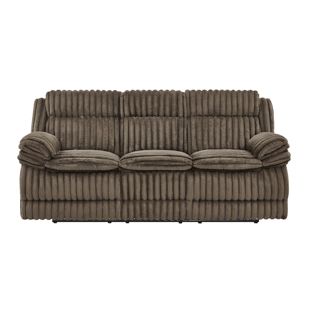 Ardello Manual Reclining Sofa with Wide-Wale Corduroy Upholstery, Built-In Power
