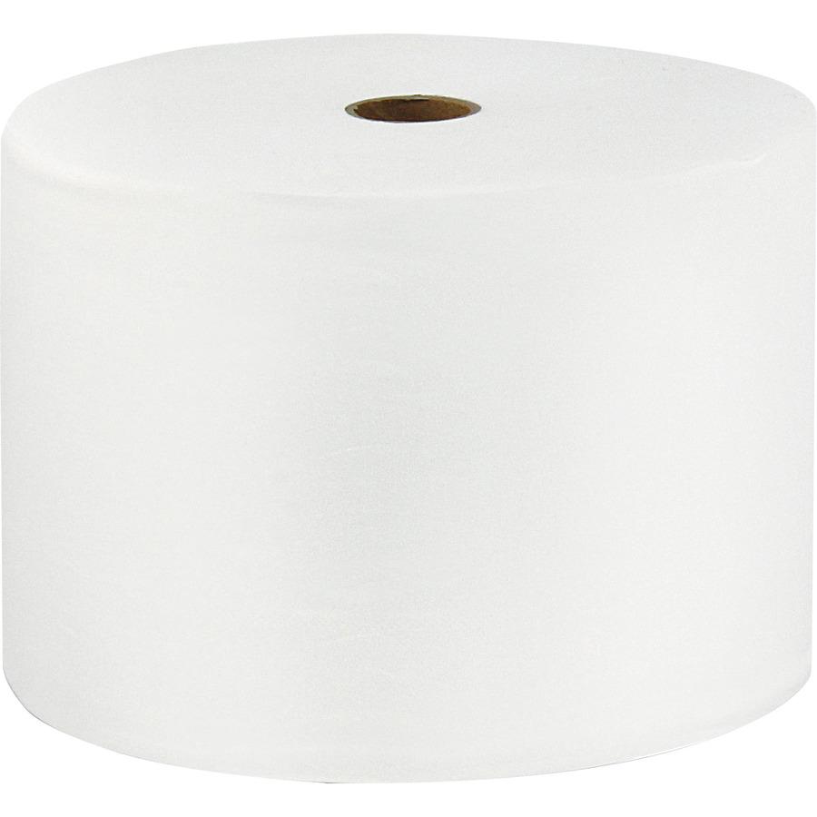 LoCor High-Capacity Bath Tissue - 1 Ply - 3.85" x 4.05" - 3000 Sheets/Roll - White - 18 Rolls Per Container - 6 / Box