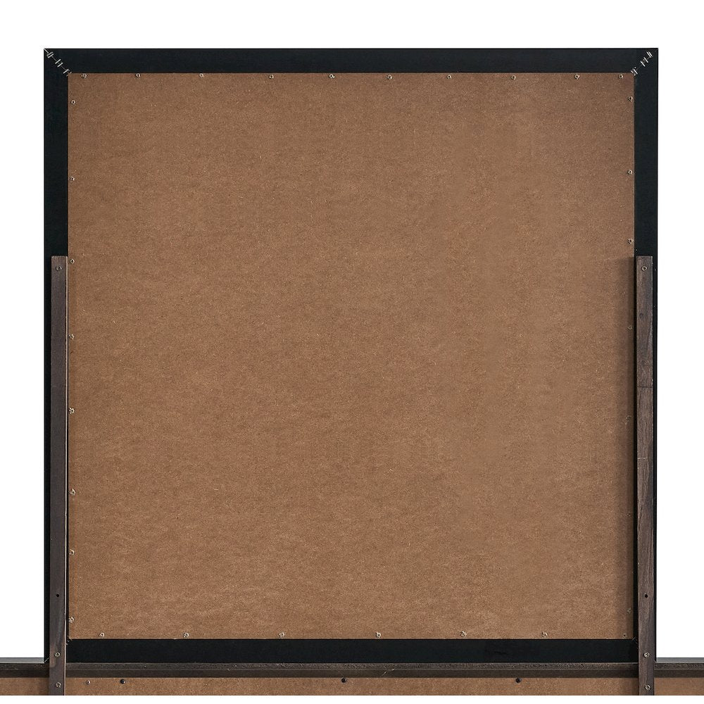 Glory Furniture Steeler Mirror, Black/Gold