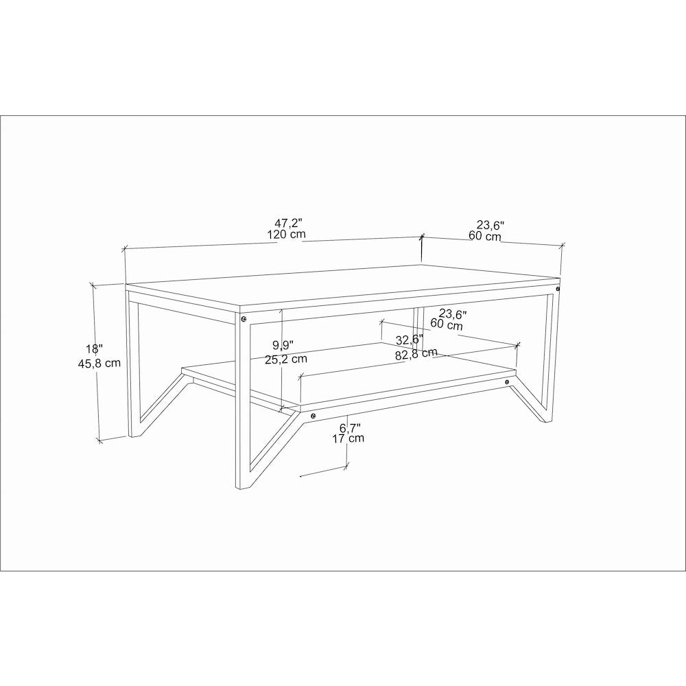 Flora Coffee Table - Bendire Black
