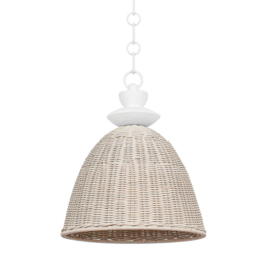 Kahn Pendant, Gesso White