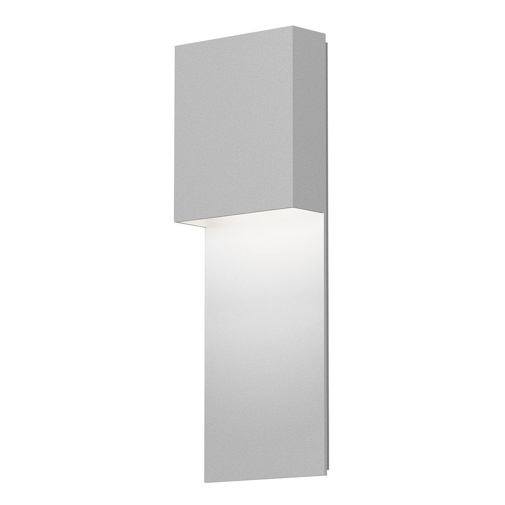 Flat Box Wall Sconce, Texture White