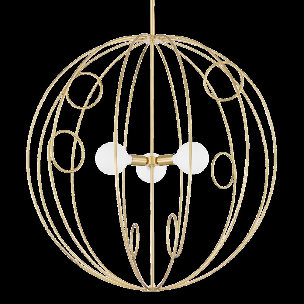 Alanis Pendant, Aged Brass