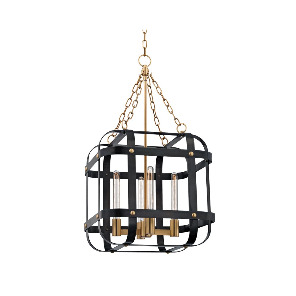 Colchester Pendant, Aged Brass, Old Bronze
