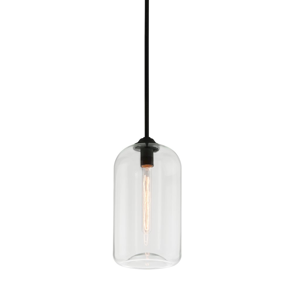 District Pendant, Soft Black