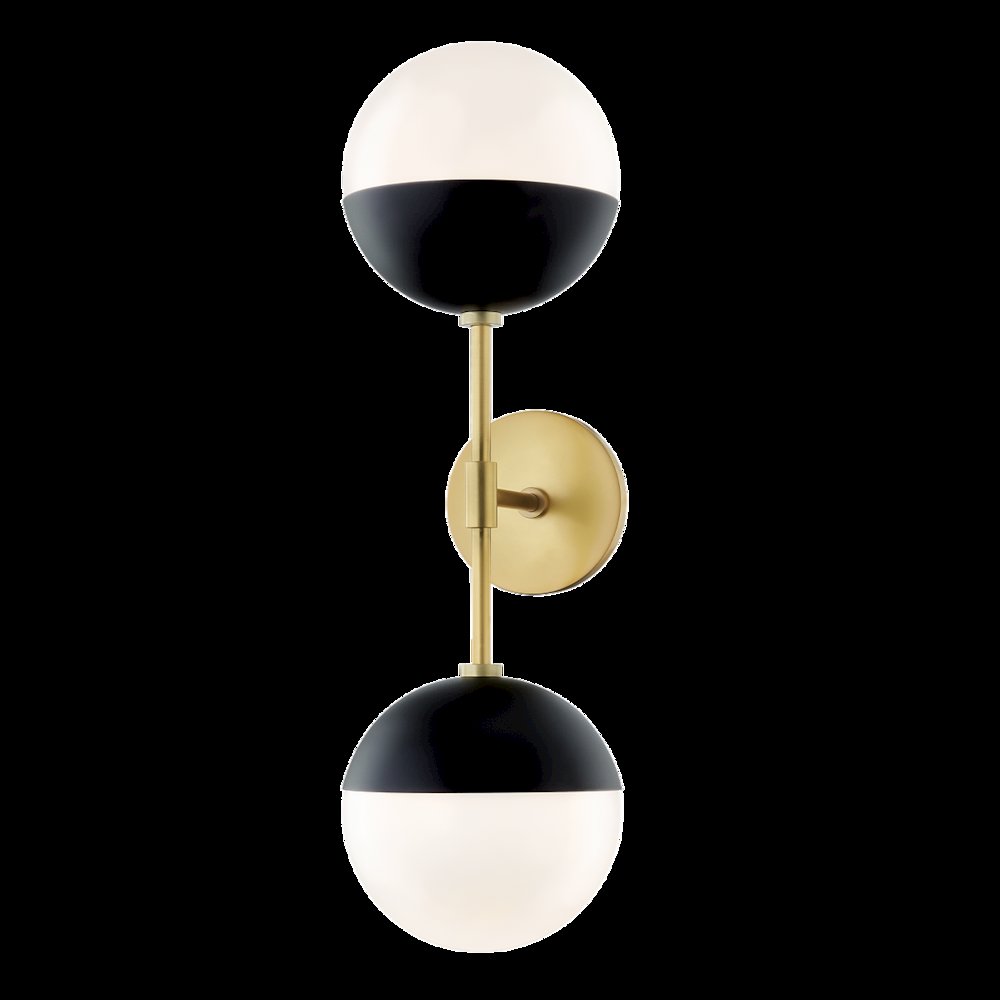 Renee Wall Sconce, Aged Brass