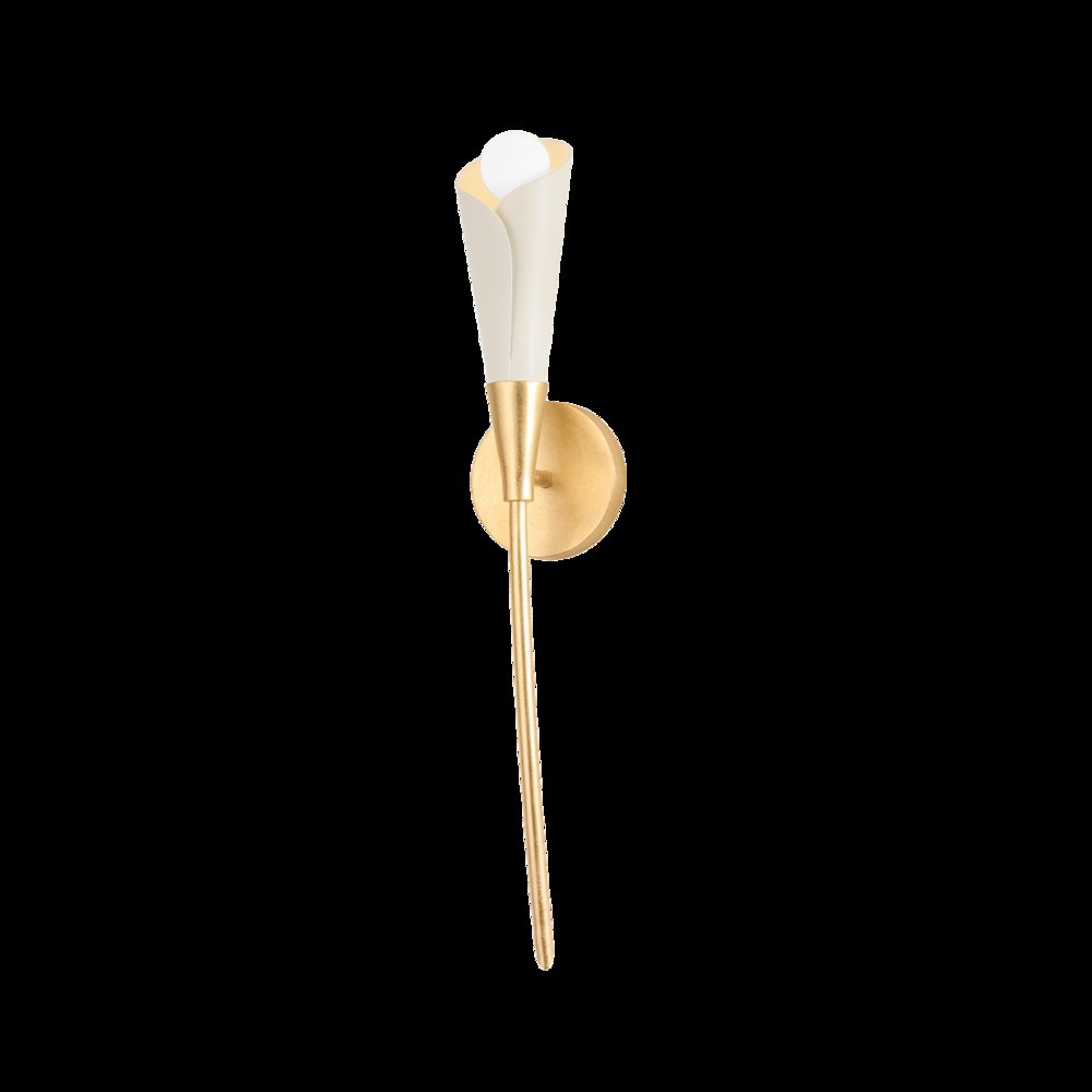 Montrose Wall Sconce, Vintage Gold Leaf