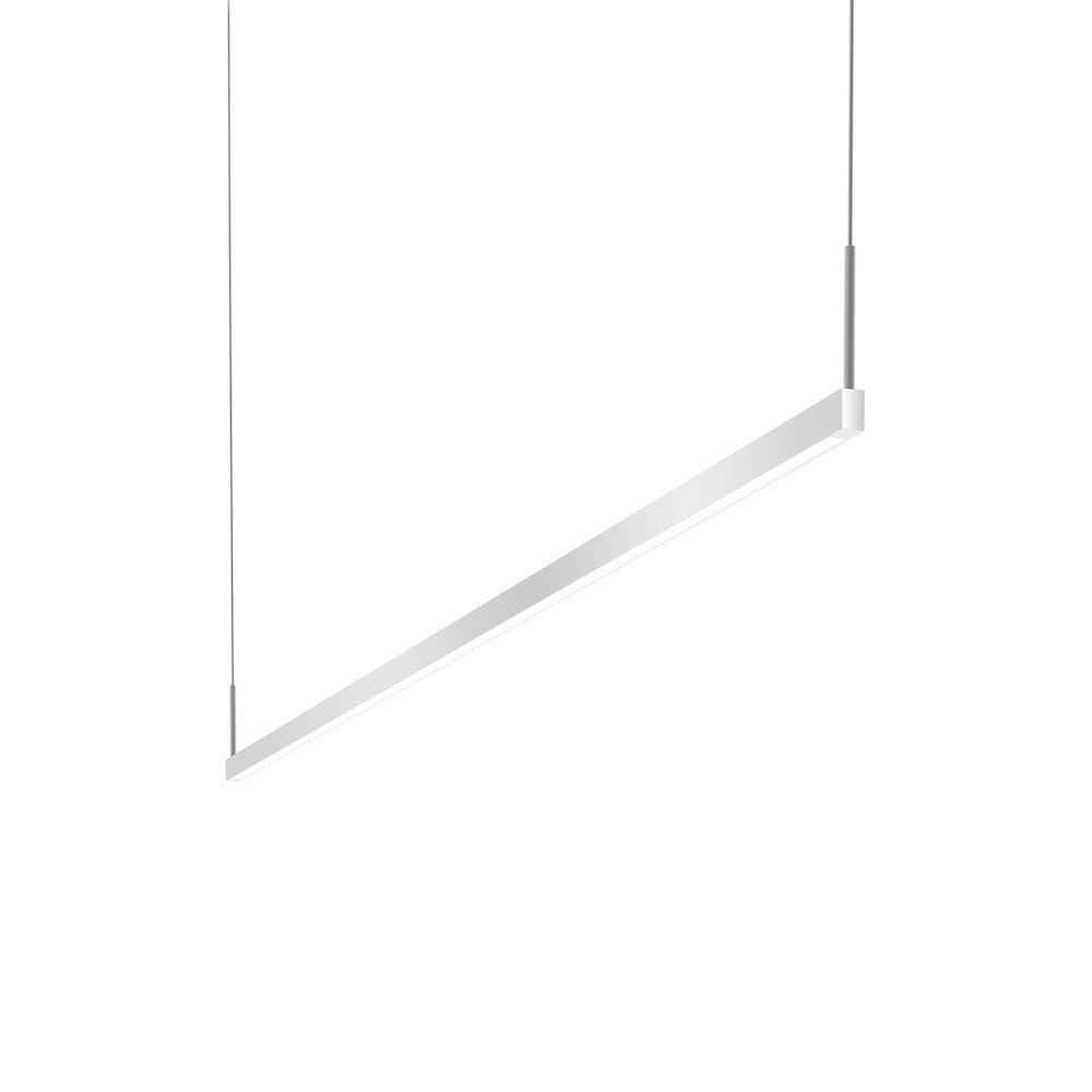 Thin-Line Pendant, Bright Satin Aluminum