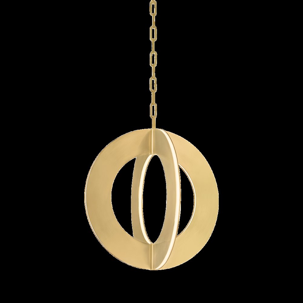 Samos Pendant, Vintage Brass