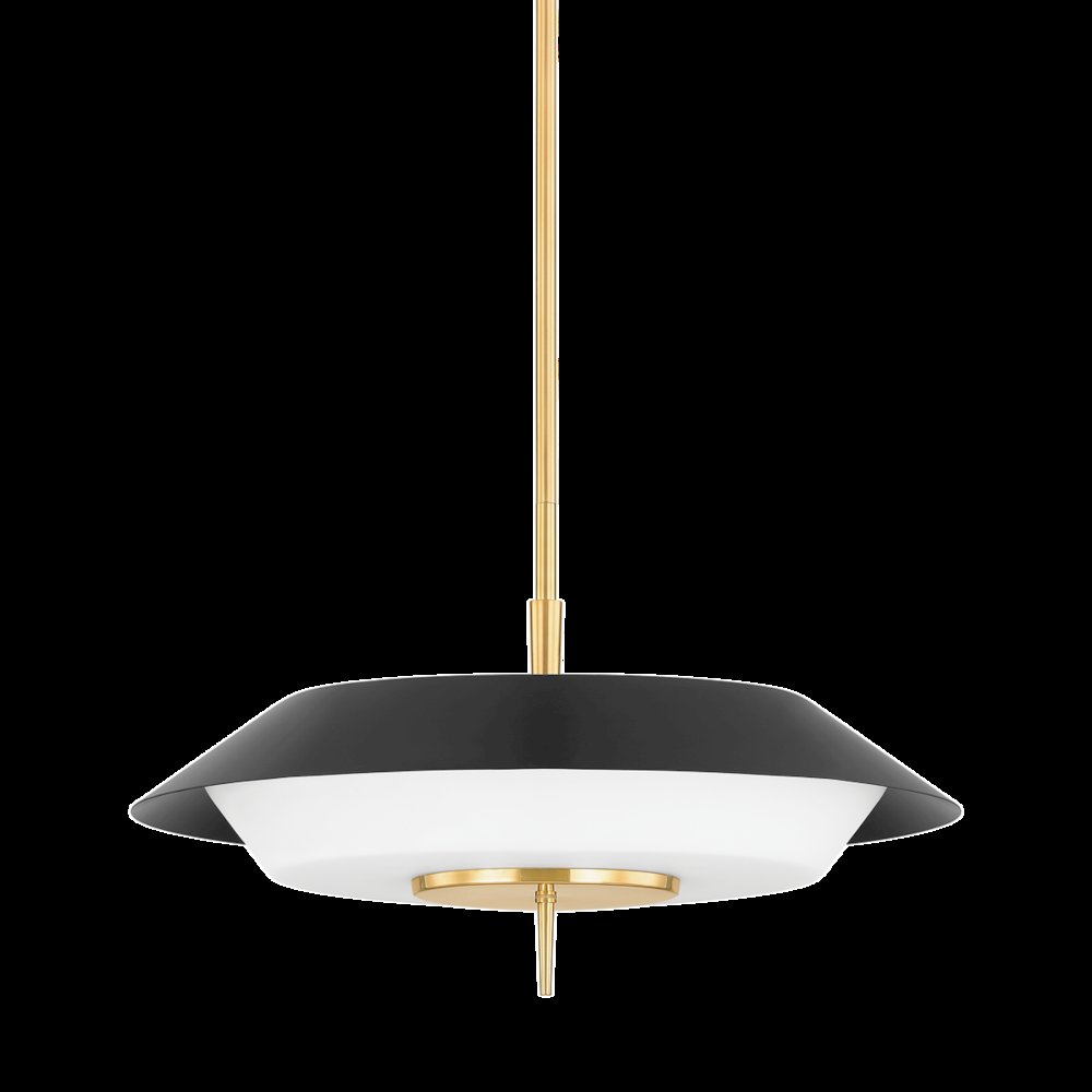 Westport Pendant, Aged Brass