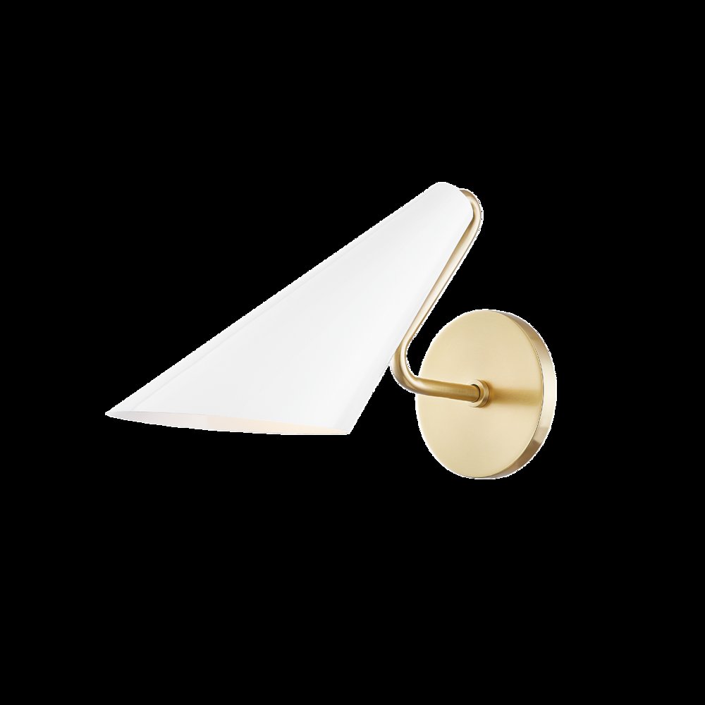 Talia Wall Sconce, Aged Brass
