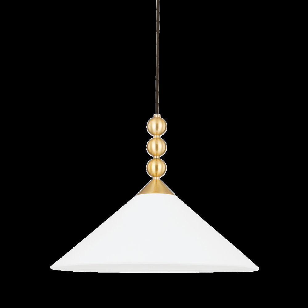 Sang Pendant, Aged Brass