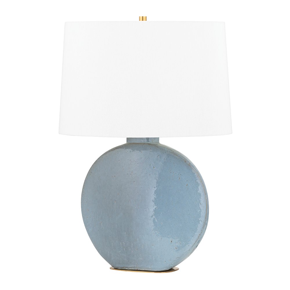 Kimball Table Lamp, Aged Brass