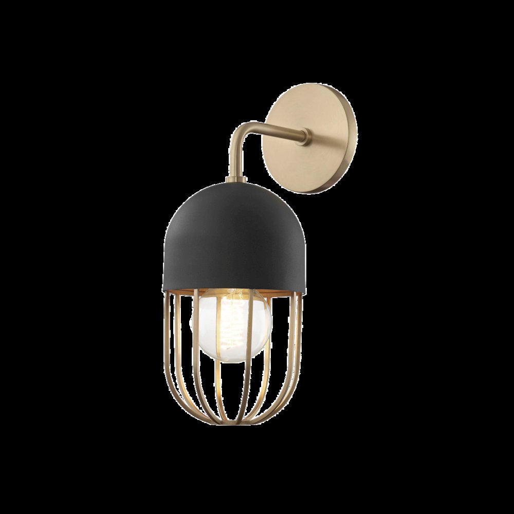 Haley Wall Sconce, Aged Brass