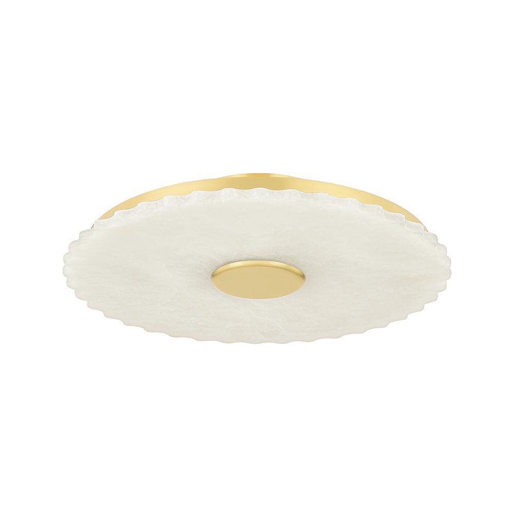 Highland Falls Flush Mount, Aged Brass