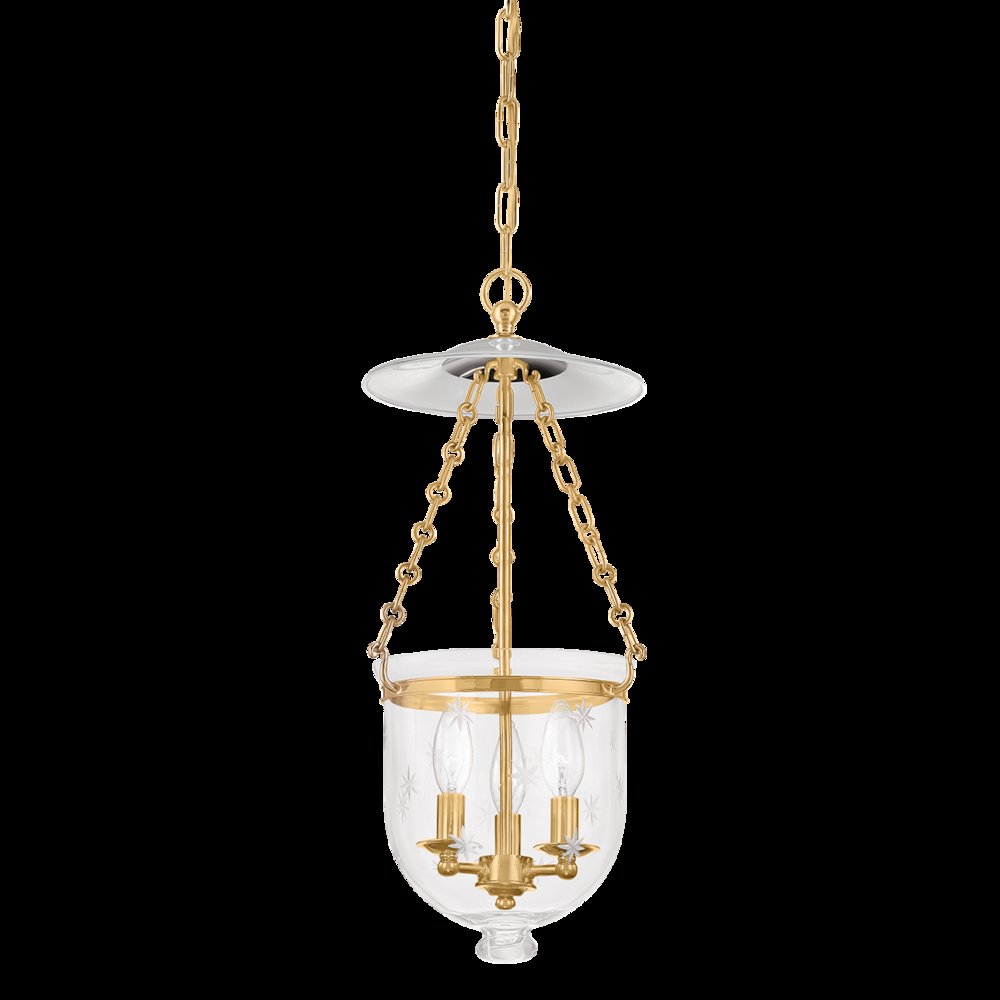 Hampton Pendant, Aged Brass