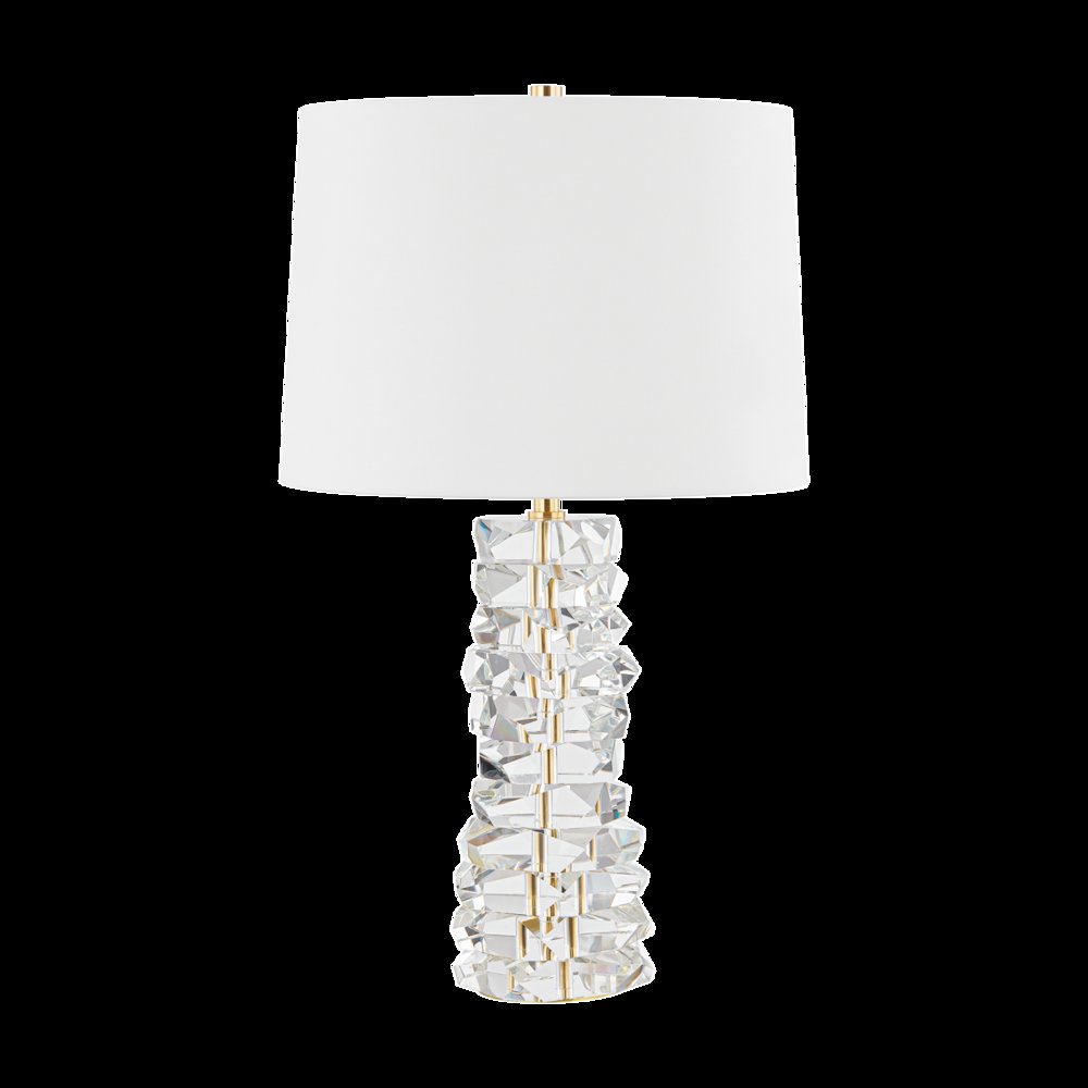 Bellarie Table Lamp, Aged Brass