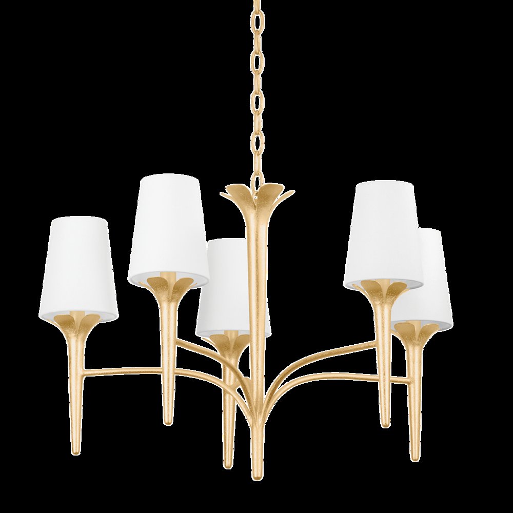 Emily Chandelier, Gold Leaf