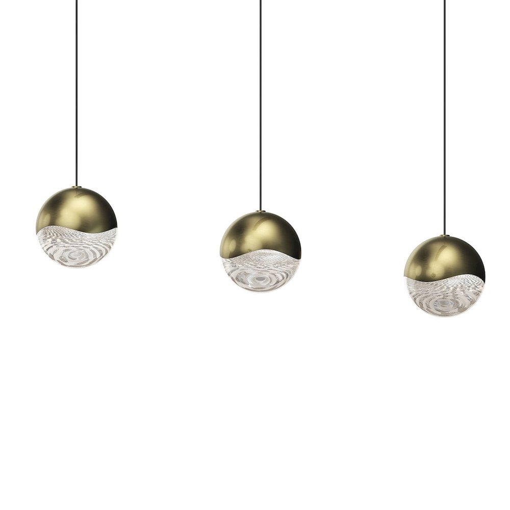 Grapes Pendant, Brass
