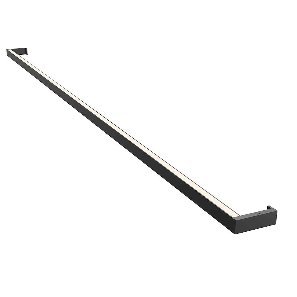 Thin-Line Wall Sconce, Satin Black