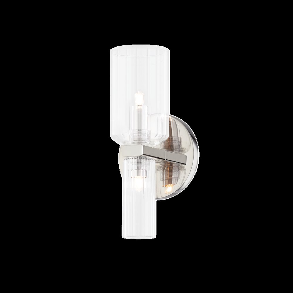Tabitha Wall Sconce, Polished Nickel
