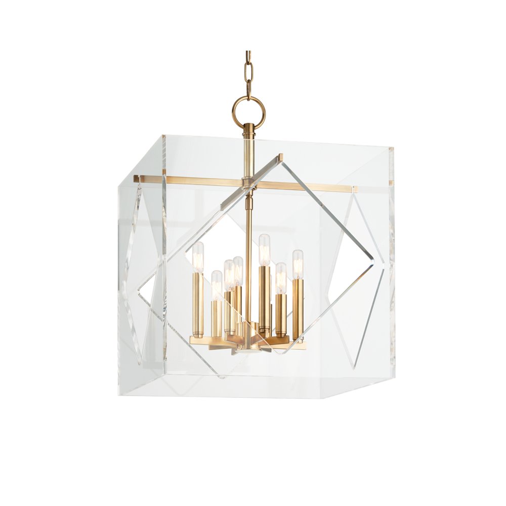 Travis Chandelier, Aged Brass